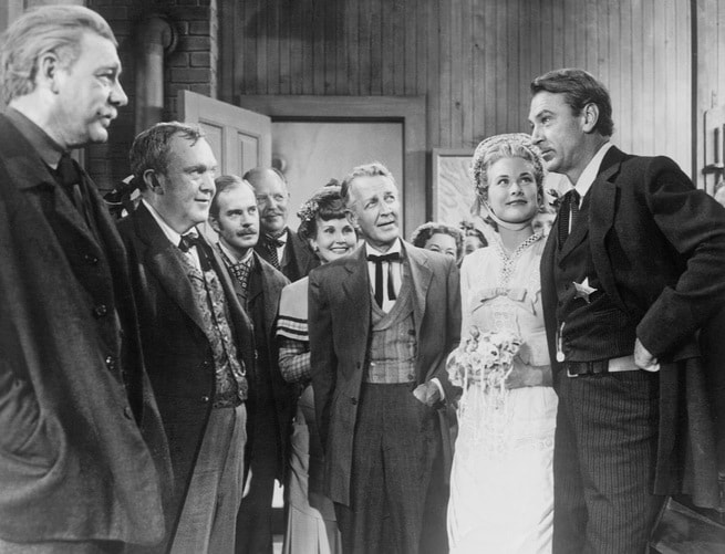 Gary Cooper, Grace Kelly, Otto Kruger, Thomas Mitchell, Lon Chaney jr.
