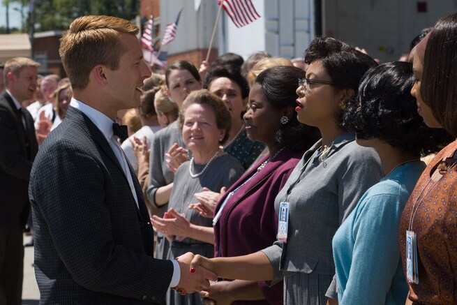Glen Powell, Taraji P. Henson, Octavia Spencer