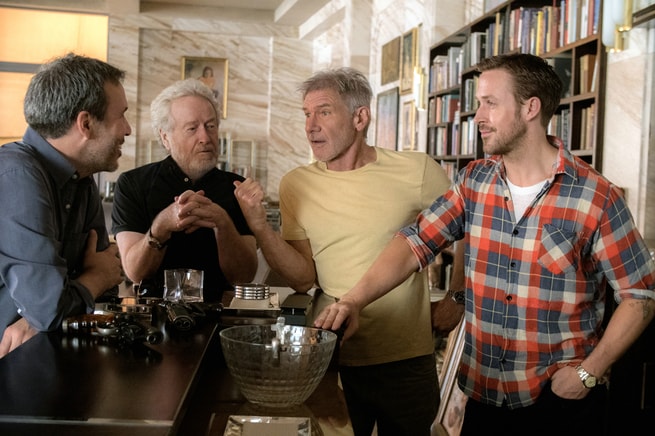 Denis Villeneuve, Ridley Scott, Harrison Ford, Ryan Gosling