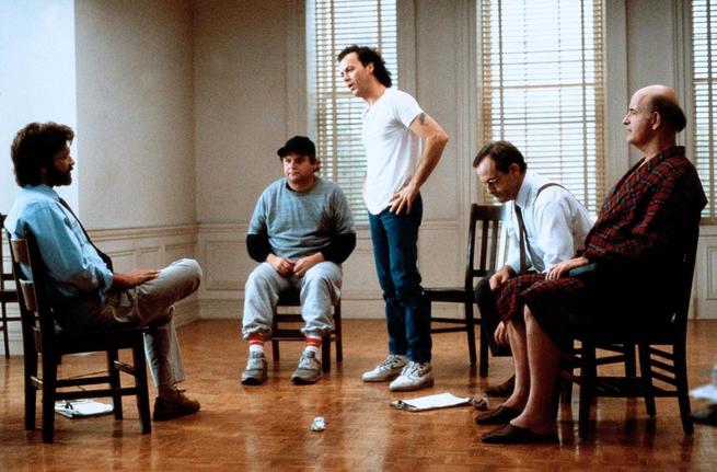 Peter Boyle, Michael Keaton, Stephen Furst, Christopher Lloyd, Dennis Boutsikaris