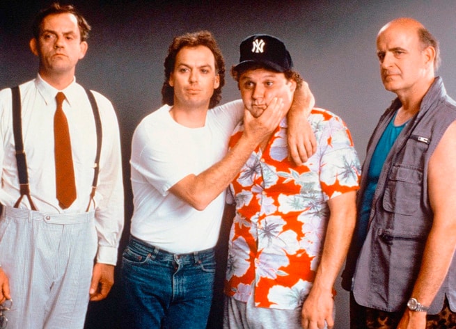 Peter Boyle, Michael Keaton, Stephen Furst, Christopher Lloyd