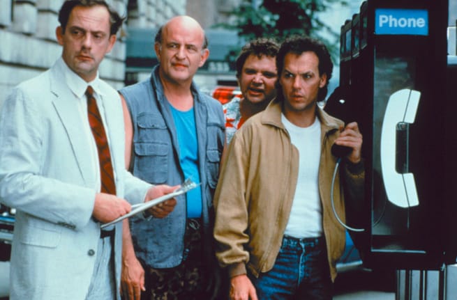 Michael Keaton, Stephen Furst, Peter Boyle, Christopher Lloyd