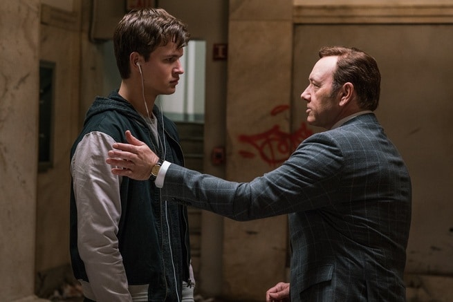 Kevin Spacey, Ansel Elgort