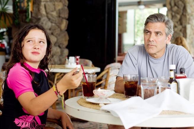 Amara Miller, George Clooney