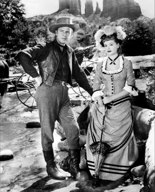 Dick Powell, Jane Greer