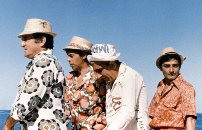 Jacques Brel, Charles Denner, Charles Gérard, Lino Ventura