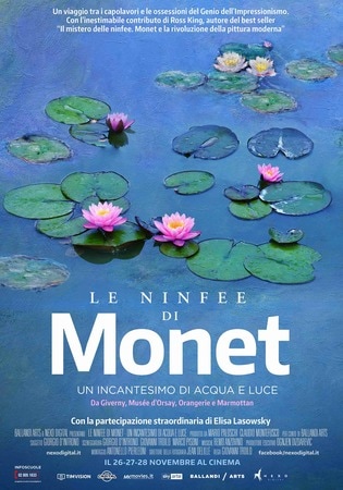 locandina di Le ninfee di Monet. Un incantesimo di acqua e luce