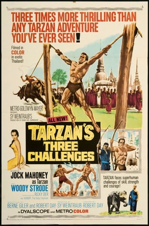 locandina di Le tre sfide di Tarzan