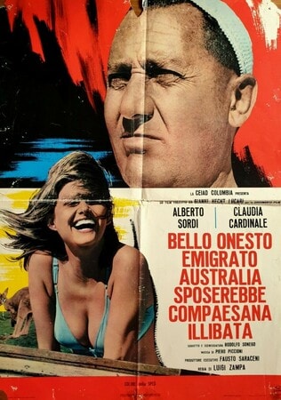 locandina di Bello onesto emigrato Australia sposerebbe...