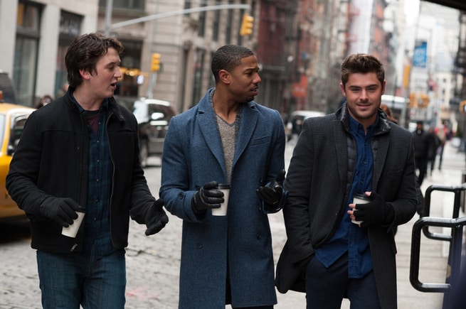 Miles Teller, Michael B. Jordan, Zac Efron