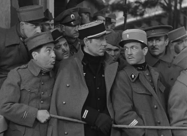 Pierre Fresnay, Jean Gabin, Marcel Dalio