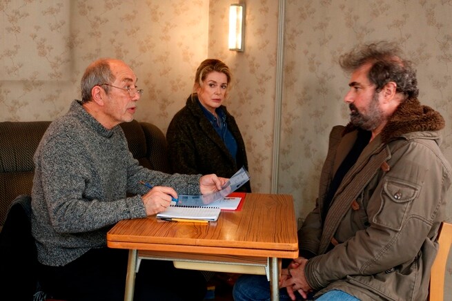 Feodor Atkine, Catherine Deneuve, Gustave Kervern