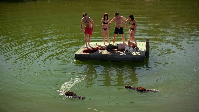 Hutch Dano, Jake Weary, Rachel Melvin, Cortney Palm