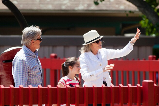 Michael Douglas, Sterling Jerins, Diane Keaton