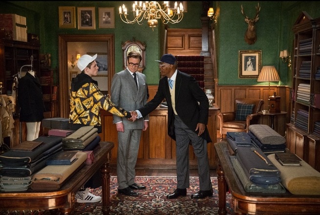 Taron Egerton, Colin Firth, Samuel L. Jackson
