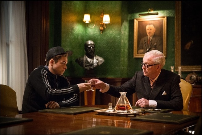 Taron Egerton, Michael Caine