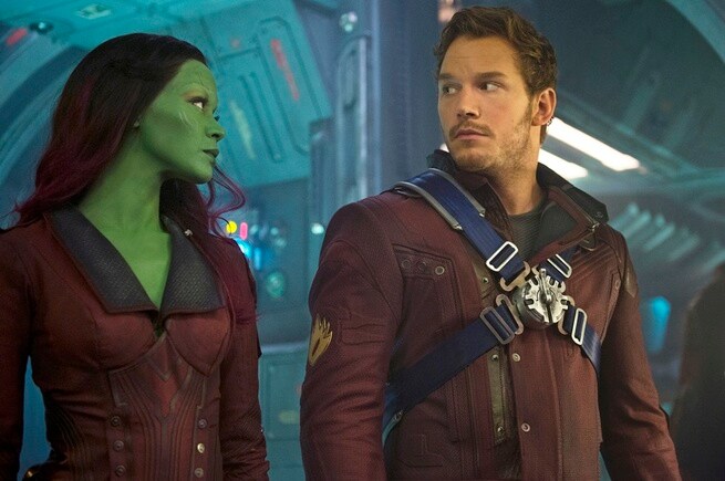 Zoë Saldana, Chris Pratt