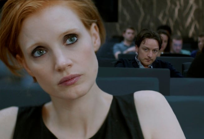 Jessica Chastain, James McAvoy