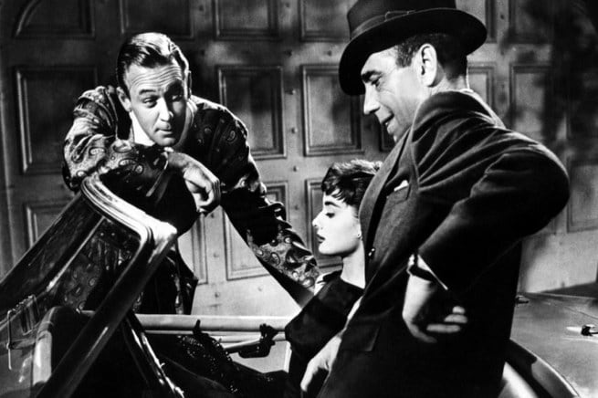 William Holden, Audrey Hepburn, Humphrey Bogart