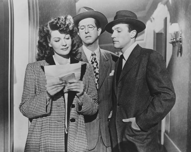 Rita Hayworth, Gene Kelly, Phil Silver