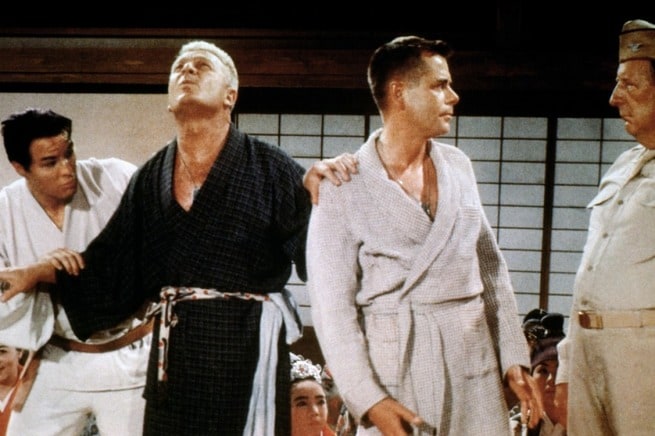 Glenn Ford, Eddie Albert, Marlon Brando