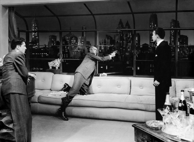 John Dall, Farley Granger, James Stewart