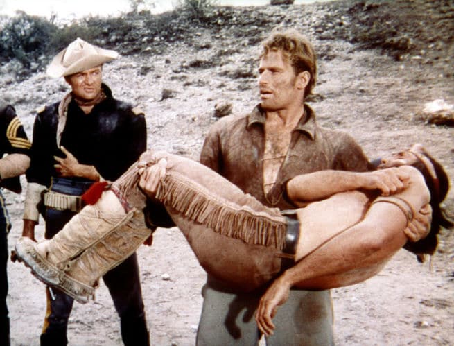 Brian Keith, Charlton Heston, Jack Palance