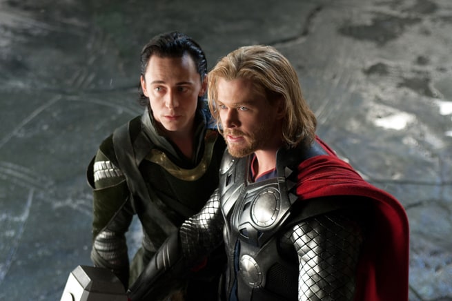 Tom Hiddleston, Chris Hemsworth