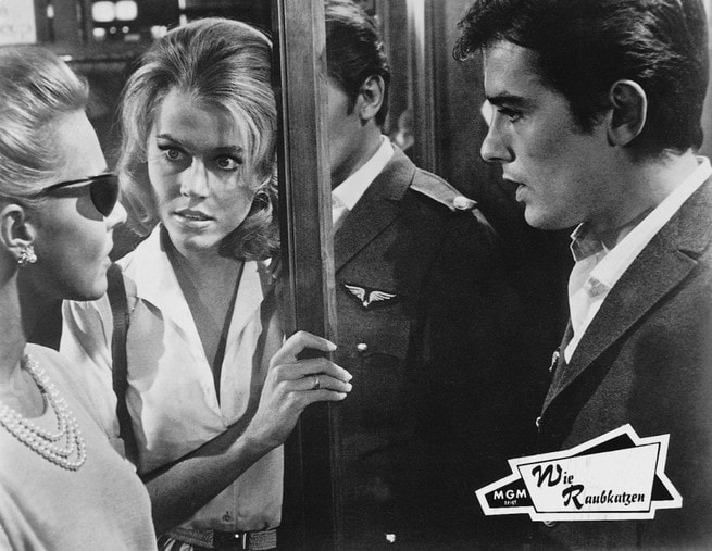 Lola Albright, Jane Fonda, Alain Delon