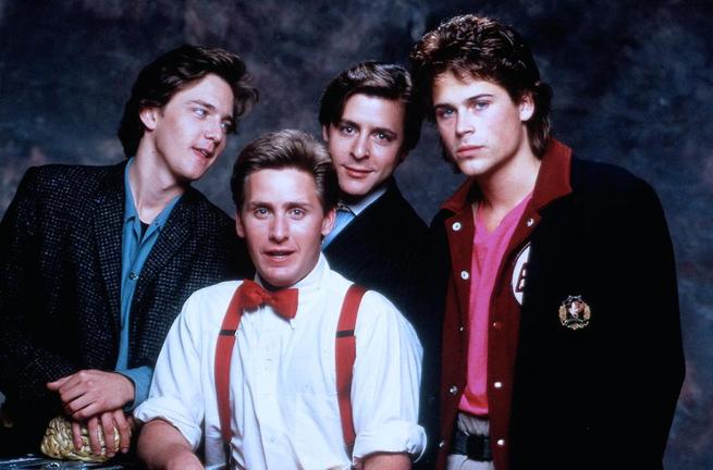 Emilio Estevez, Judd Nelson, Andrew McCarthy, Rob Lowe