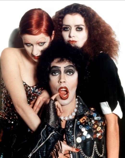 Tim Curry, Nell Campbell, Patricia Quinn