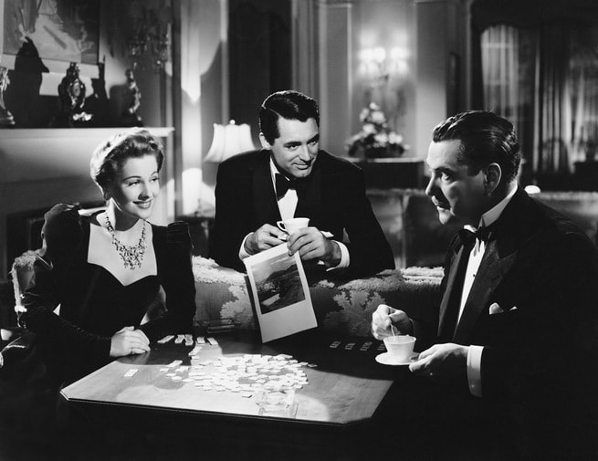 Nigel Bruce, Joan Fontaine, Cary Grant