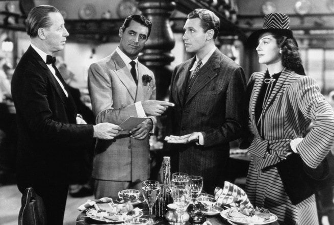 Ralph Bellamy, Cary Grant, Rosalind Russell