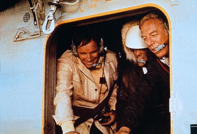 George Kennedy, Charlton Heston