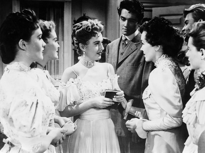 Barbara Stanwyck, Marcia Henderson, Lori Nelson, Maureen O'Sullivan