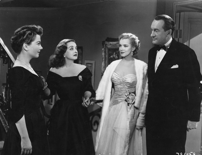 Anne Baxter, Bette Davis, Marilyn Monroe, George Sanders