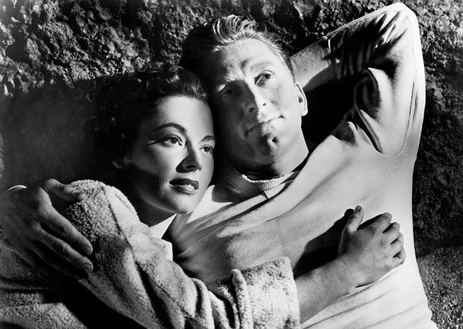 Ruth Roman, Kirk Douglas