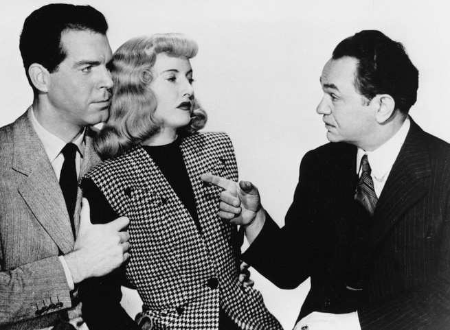 Edward G. Robinson, Fred MacMurray, Barbara Stanwyck