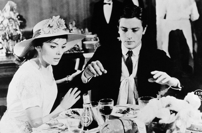 Barbara Lass, Alain Delon