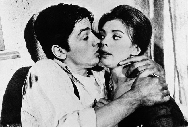 Alain Delon, Barbara Lass