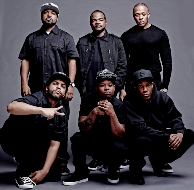 Ice Cube, Dr. Dre, F. Gary Gray, Corey Hawkins, Jason Mitchell