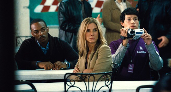 Anthony Mackie, Sandra Bullock, Reynaldo Pacheco