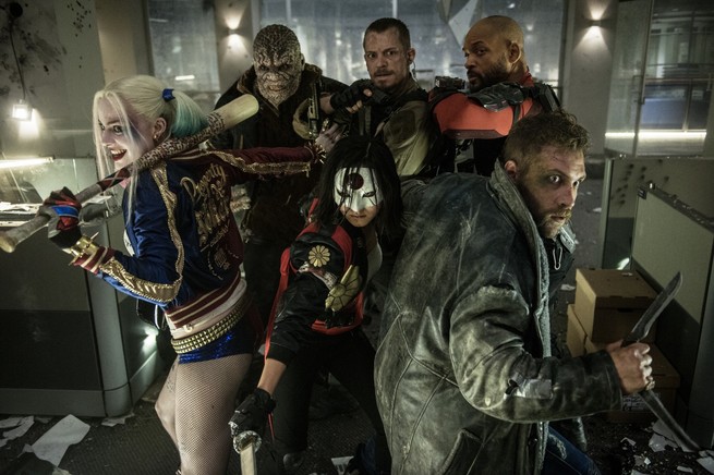 Joel Kinnaman, Adewale Akinnuoye-Agbaje, Jai Courtney, Will Smith, Margot Robbie, Karen Fukuhara