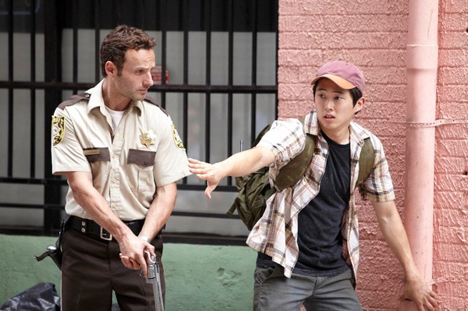 Andrew Lincoln, Steven Yeun