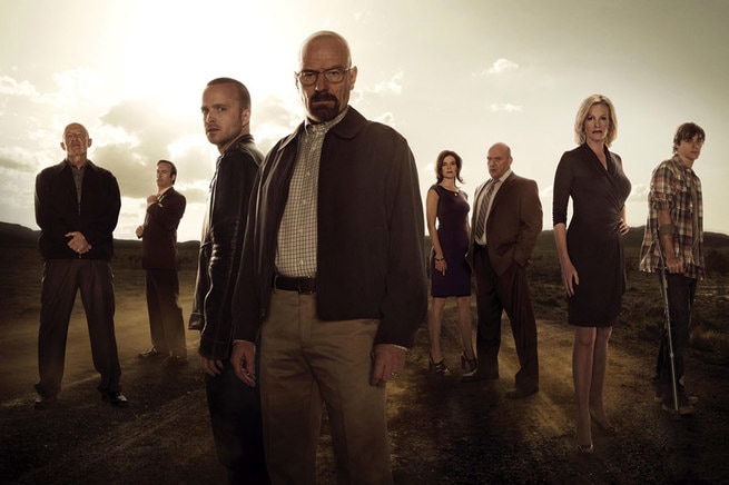 Jonathan Banks, Betsy Brandt, Dean Norris, Anna Gunn, Aaron Paul, Bryan Cranston, RJ Mitte, Bob Odenkirk