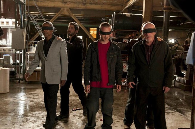 Jonathan Banks, Aaron Paul, Giancarlo Esposito, Maurice Compte