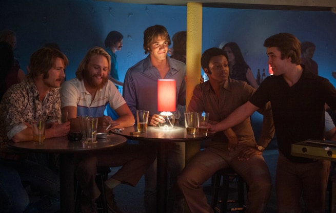 Glen Powell, Wyatt Russell, Blake Jenner, J. Quinton Johnson, Temple Baker