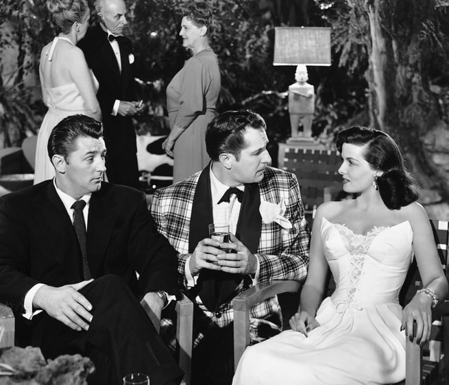 Robert Mitchum, Jane Russell, Vincent Price