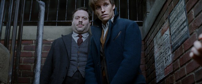 Dan Fogler, Eddie Redmayne