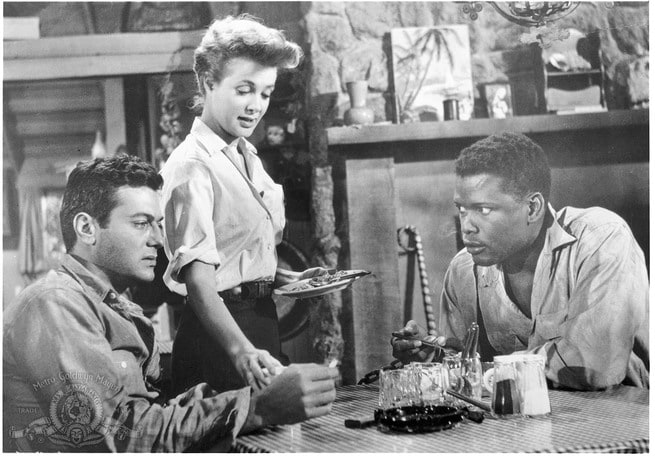 Tony Curtis, Sidney Poitier, Cara Williams